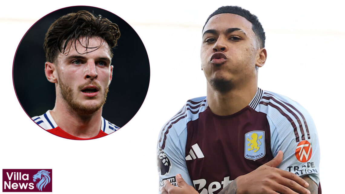 Aston Villa Morgan Rogers Declan Rice