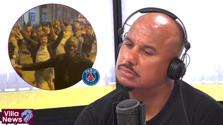 Aston Villa PSG Gabby Agbonlahor Ian Taylor fans
