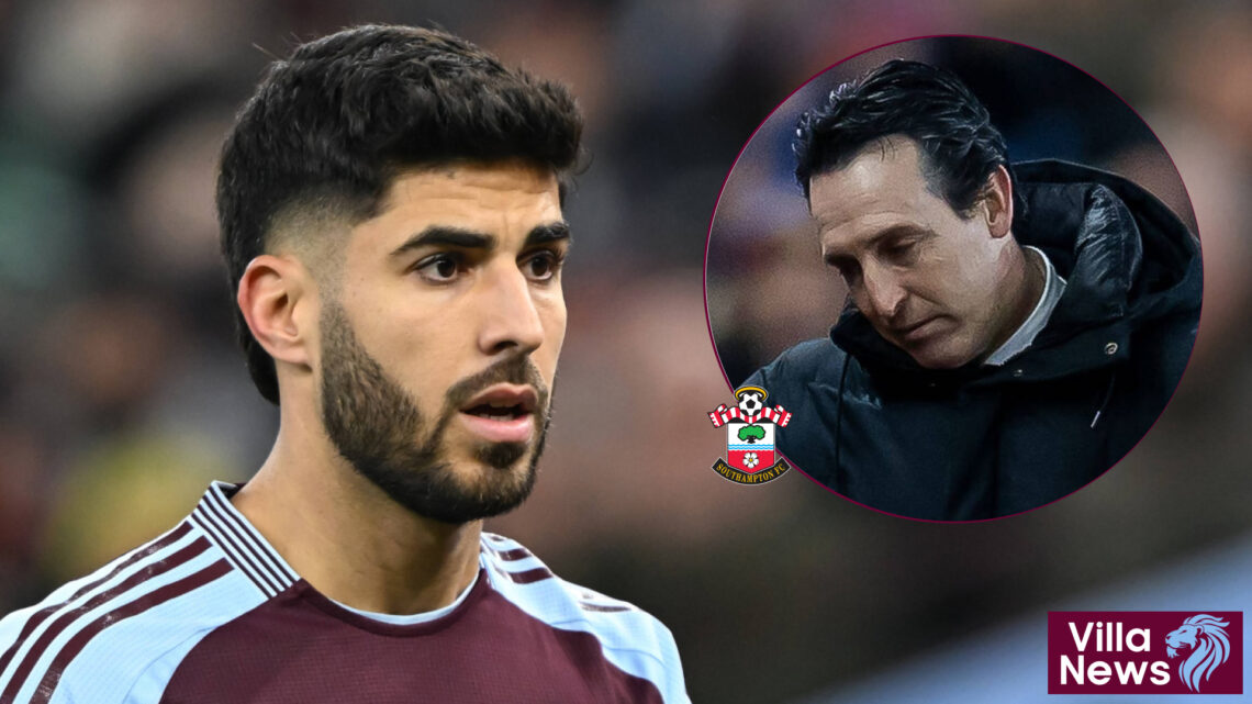 Aston Villa Southampton Marco Asensio Unai Emery