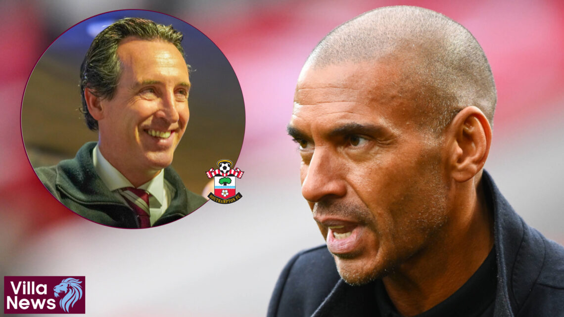 Aston Villa Southampton Unai Emery Stan Collymore