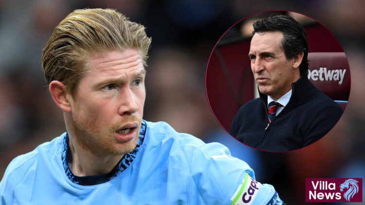 Aston Villa, Unai Emery, Kevin De Bruyne