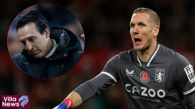Robin Olsen and Unai Emery