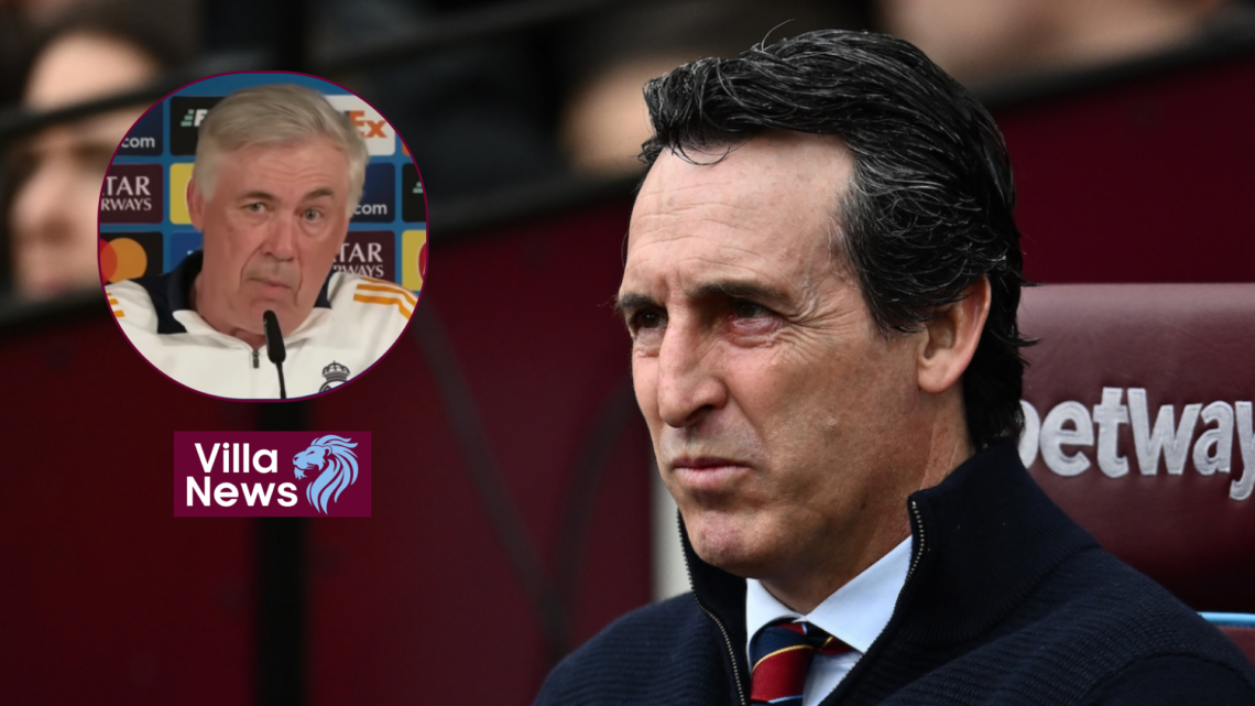 Unai Emery, Carlo Ancelotti, Real Madrid, Aston Villa