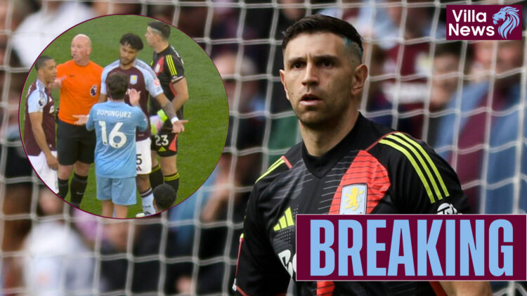 Emi Martinez clashed with Nottingham Forest's Jota Silva