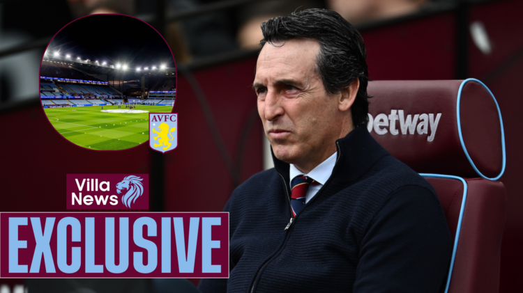 Aston Villa were beaten by PSG in the Champions League.
