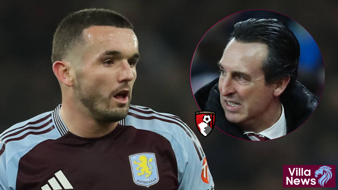 Aston Villa Bournemouth John McGinn Unai Emery