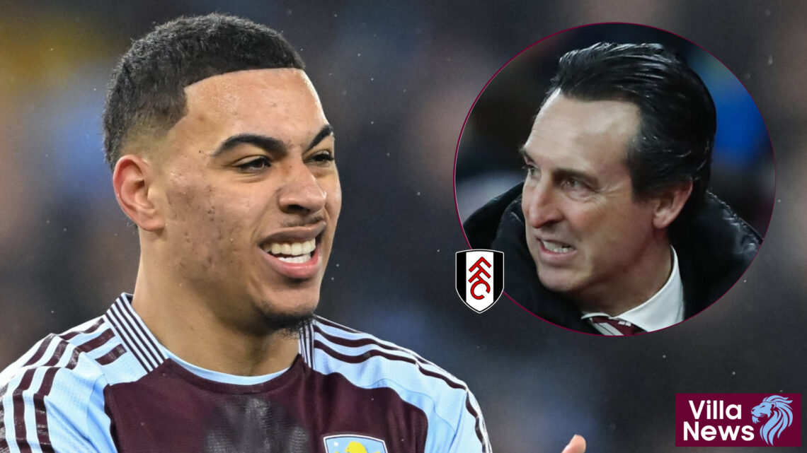 Aston Villa Fulham Morgan Rogers Unai Emery