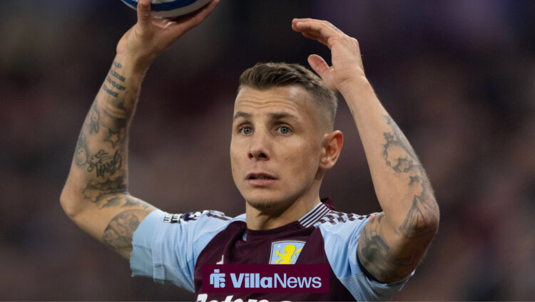 Aston Villa defender Lucas Digne