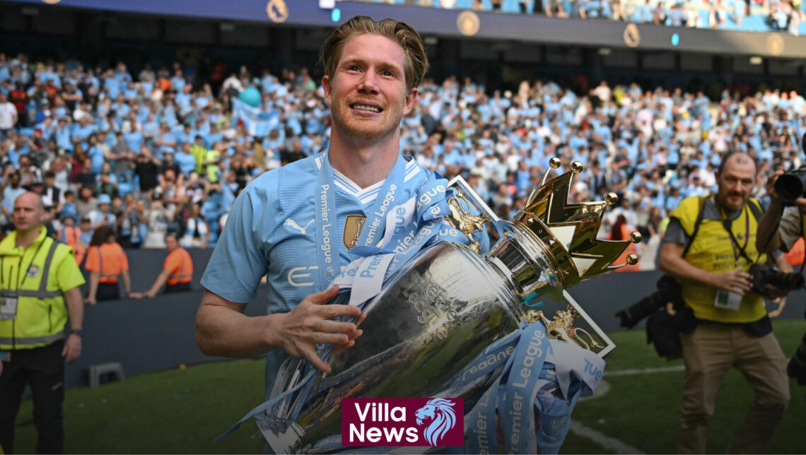 Aston Villa Manchester City Kevin De Bruyne