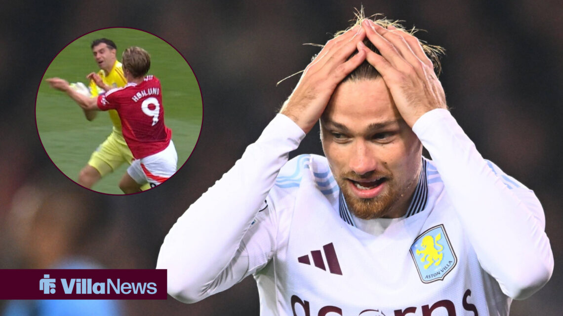 Aston Villa Manchester United Emi Martinez Matty Cash