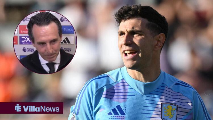 Aston Villa Manchester United Emi Martinez Unai Emery