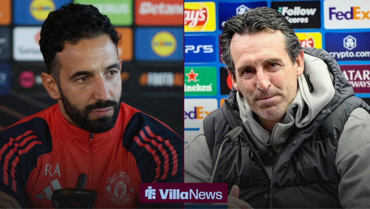Aston Villa Manchester United Unai Emery Ruben Amorim