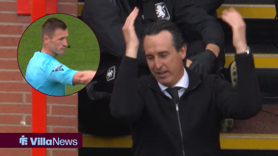 Aston Villa Manchester United Unai Emery Thomas Bramall