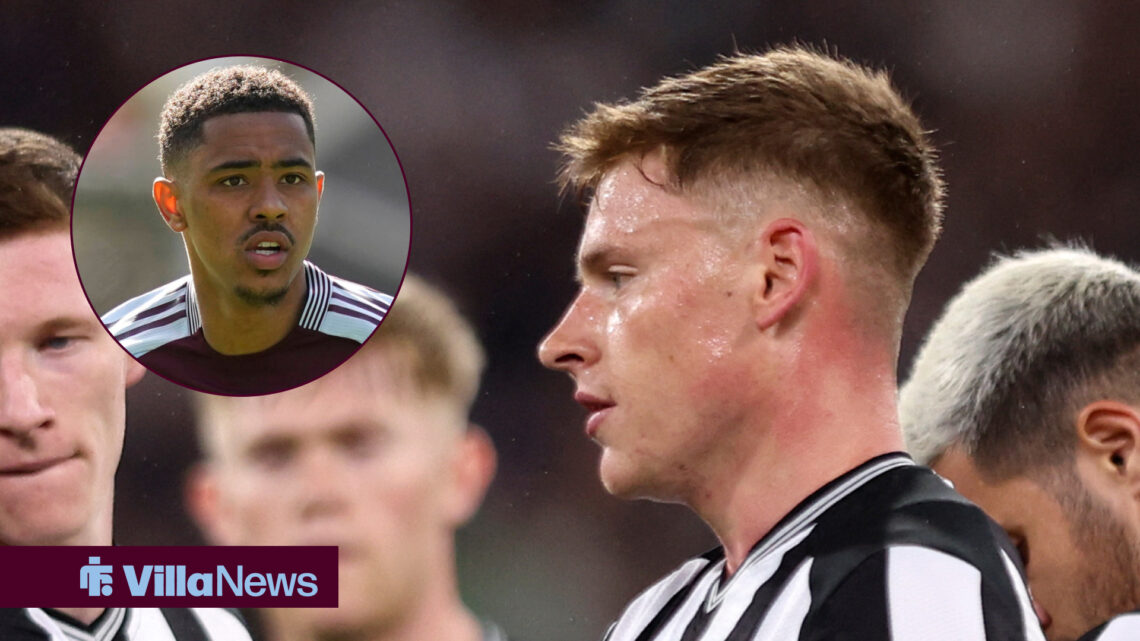 Aston Villa Newcastle United Jacob Ramsey Harvey Barnes