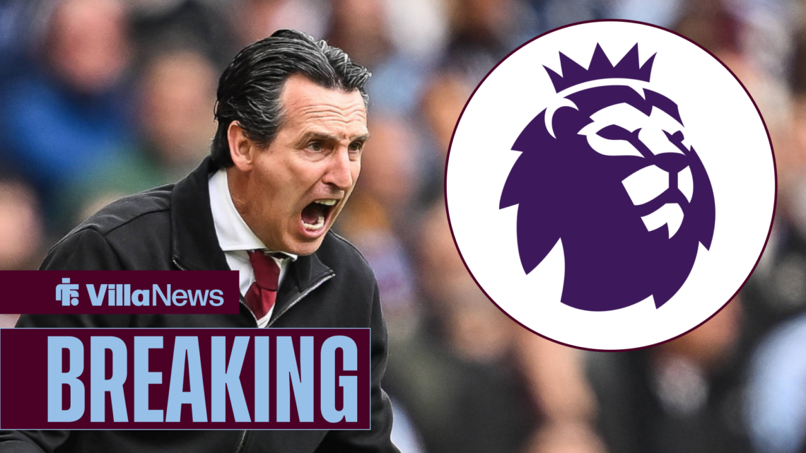 Aston Villa Premier League Unai Emery