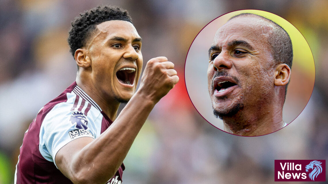 Aston Villa striker Ollie Watkins and Gabby Agbonlahor