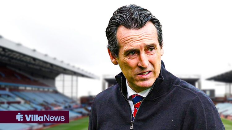 Aston Villa manager Unai Emery