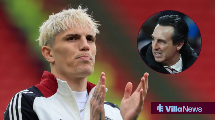 Aston Villa Manchester United Alejandro Garnacho Unai Emery
