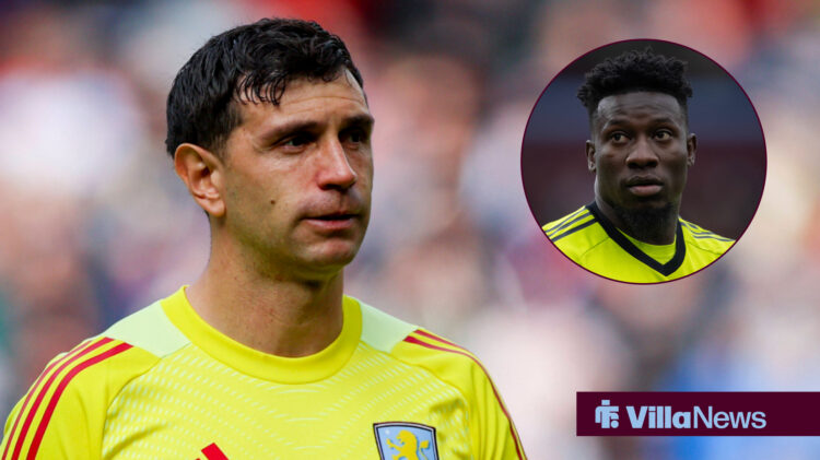 Aston Villa Manchester United Emi Martinez Andre Onana