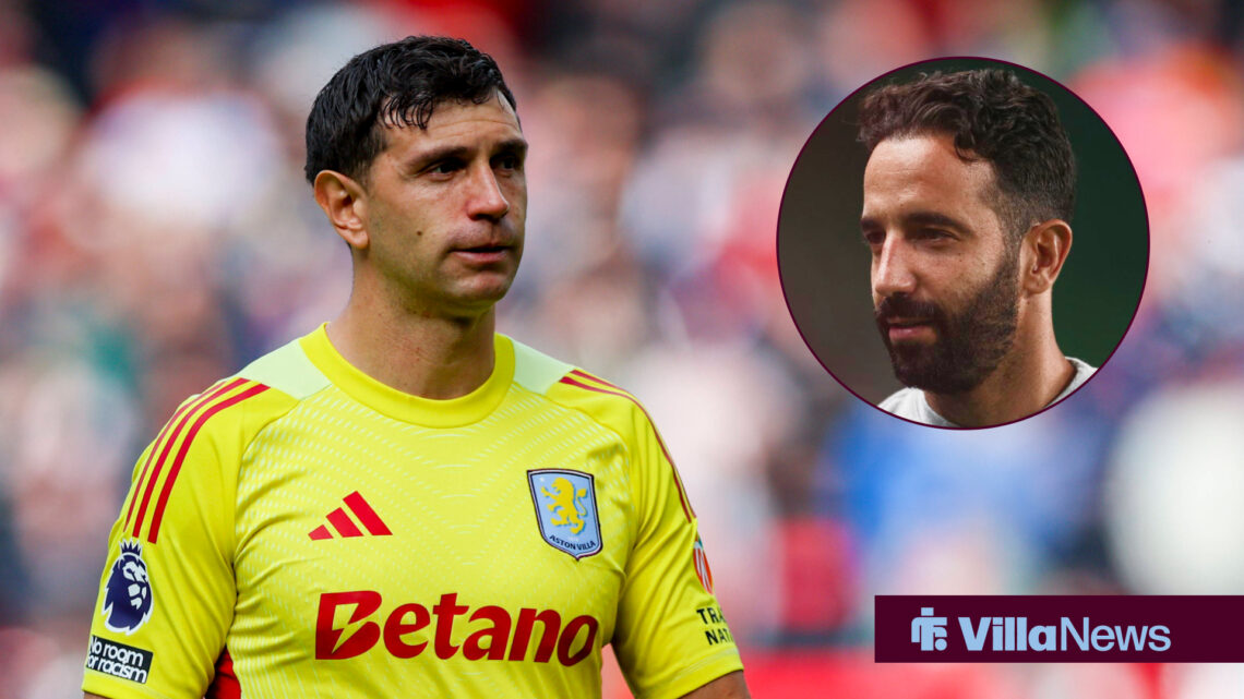 Aston Villa Manchester United Emi Martinez Ruben Amorim