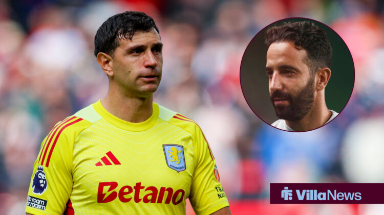 Aston Villa Manchester United Emi Martinez Ruben Amorim