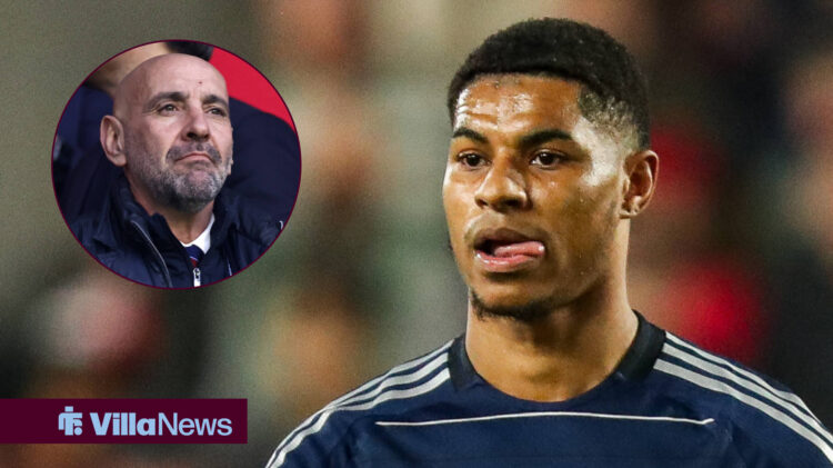 Aston Villa Marcus Rashford Monchi