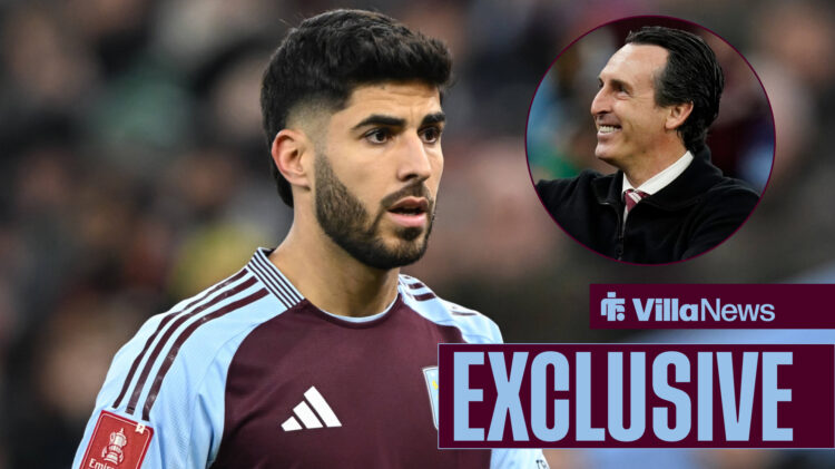 Marco Asensio and Unai Emery worked well together at Aston Villa.