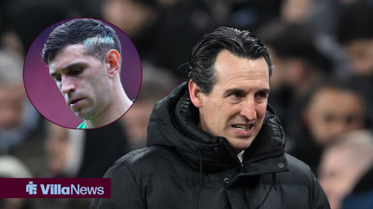 Unai Emery and Emi Martinez