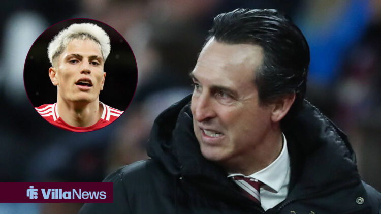Unai Emery, Alejandro Garnacho, Aston Villa.