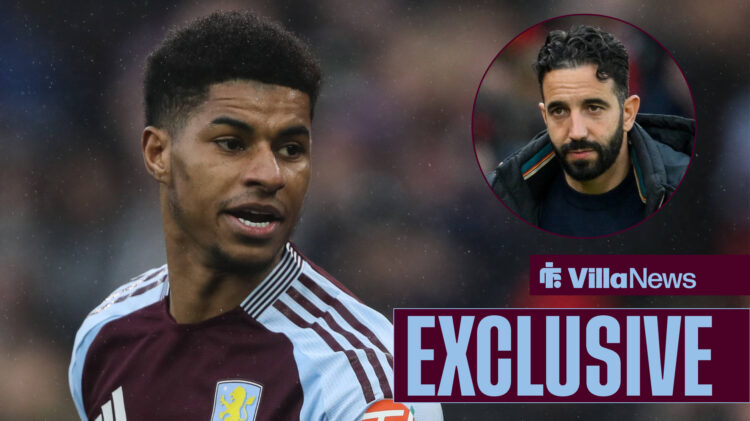 Aston Villa Manchester United Marcus Rashford Ruben Amorim