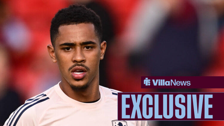 Jacob Ramsey in action for Aston Villa