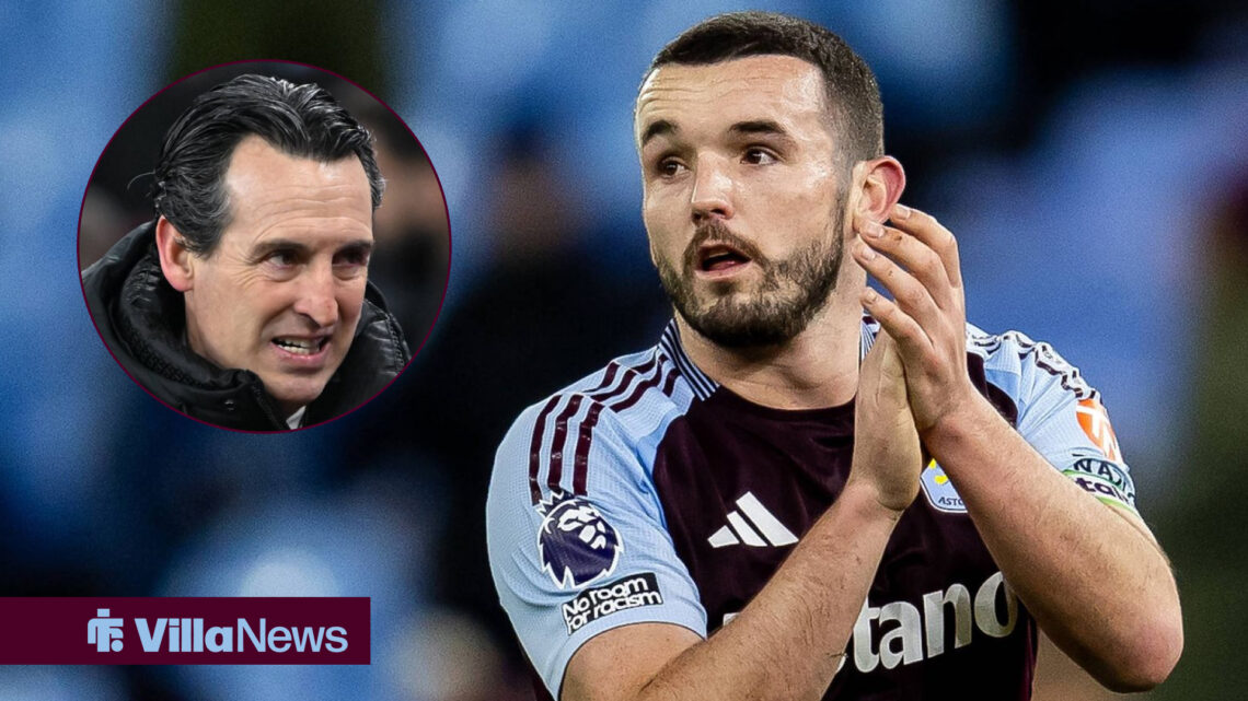 John McGinn, Unai Emery, Aston Villa.