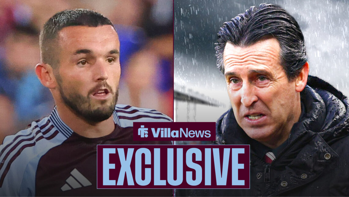 John McGinn, Unai Emery, Aston Villa.