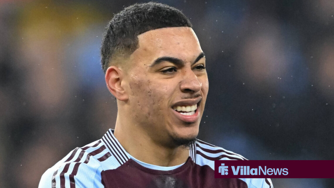 Morgan Rogers in action for Aston Villa