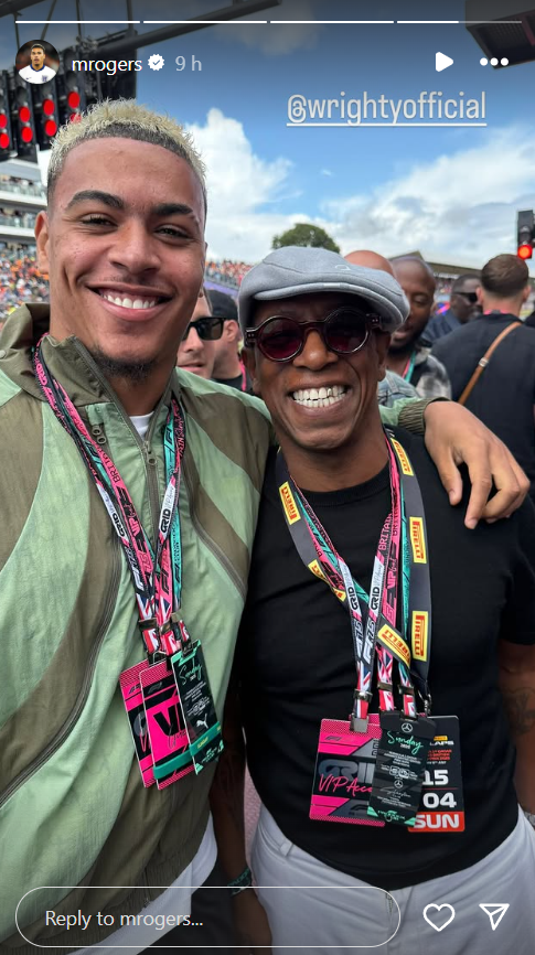 Morgan Rogers Ian Wright