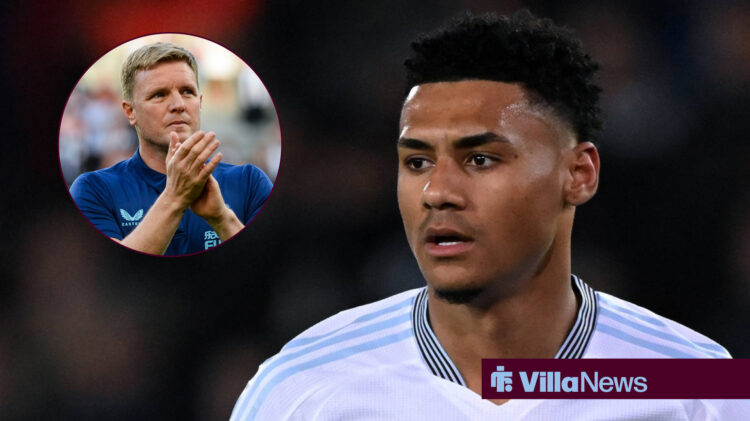 Ollie Watkins playing for Aston Villa