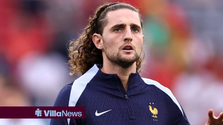 Aston Villa-linked Marseille midfielder Adrien Rabiot