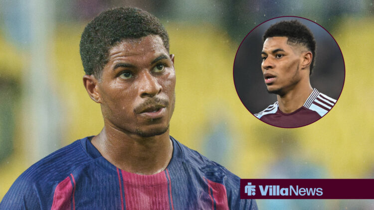 Aston Villa Barcelona Marcus Rashford