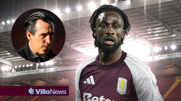 Aston Villa team news v Marseille involving Evann Guessand.