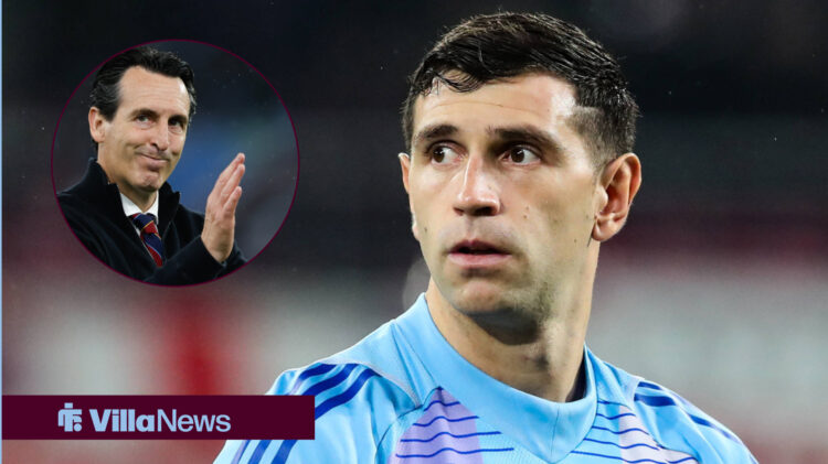 Emi Martinez, Unai Emery, Aston Villa