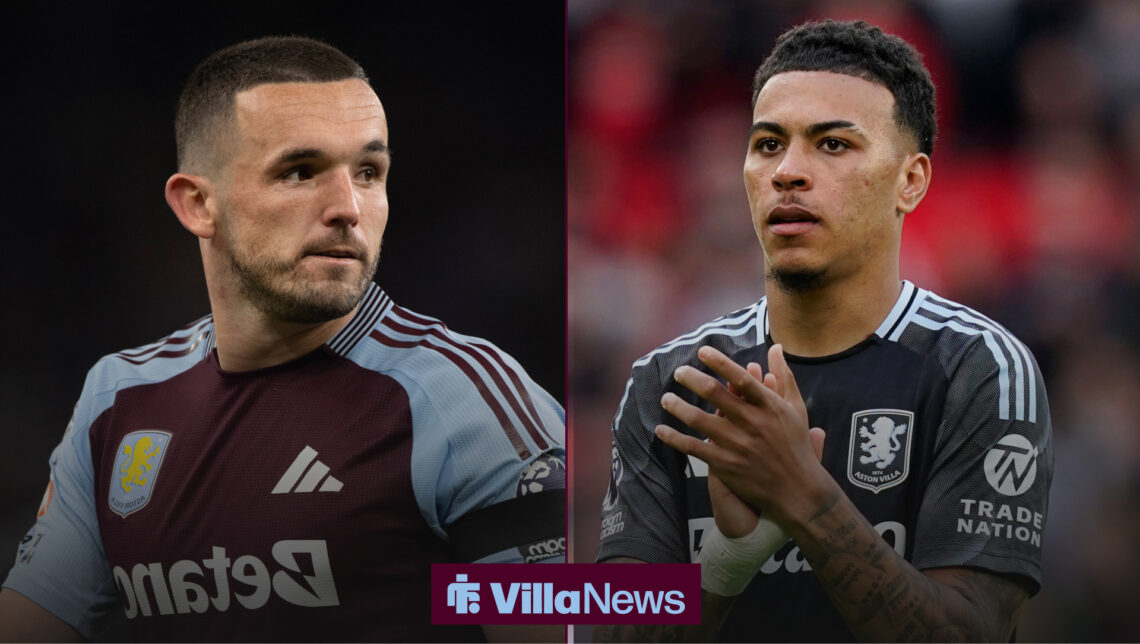 An image of Aston Villa's John McGinn and Morgan Rogers