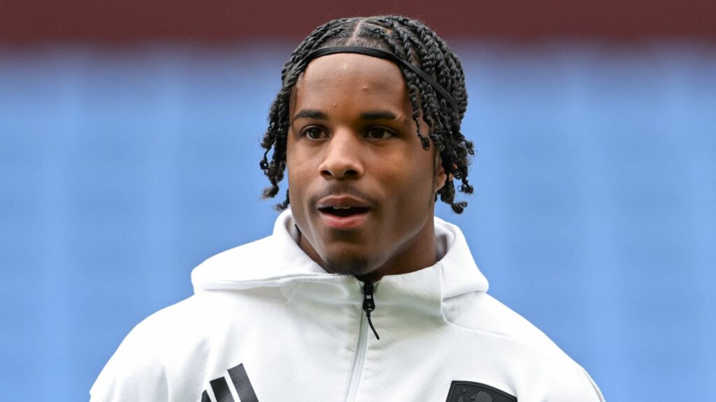 Triston Rowe before an Aston Villa match