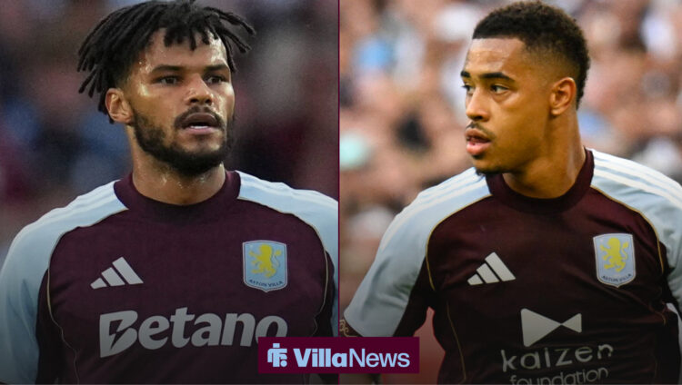 Tyrone Mings and Jacob Ramsey