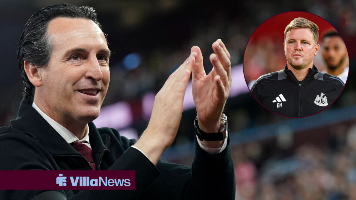 Unai Emery and Eddie Howe