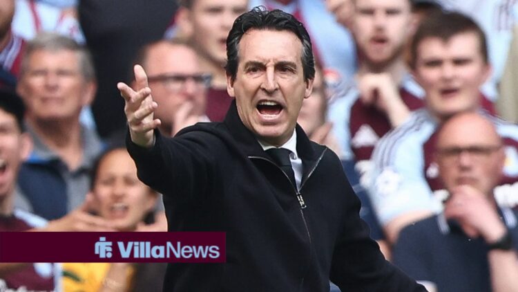 Aston Villa manager Unai Emery