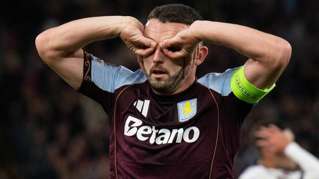 John McGinn doing his trademark celebration
