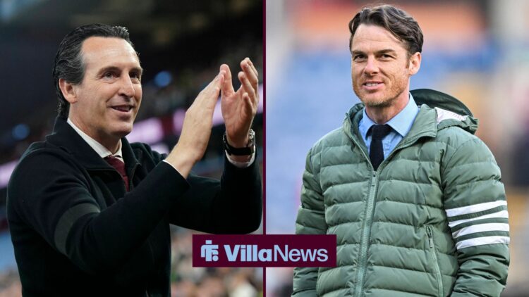 Aston Villa manager Unai Emery in a side-by-side image with Burnley boss Scott Parker