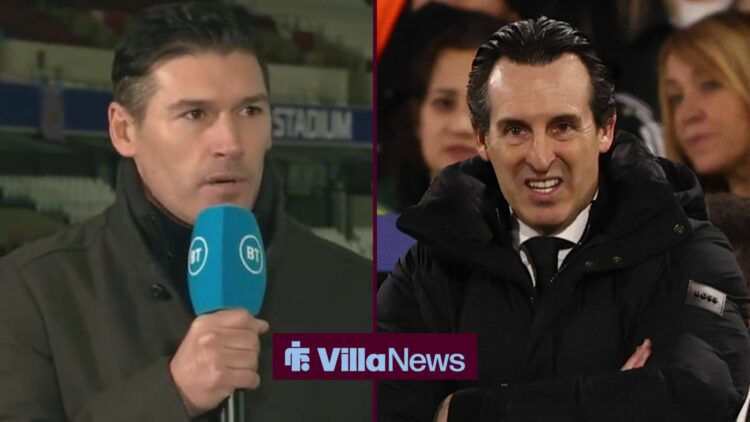 Garry Barry in a side-by-side image with Unai Emery