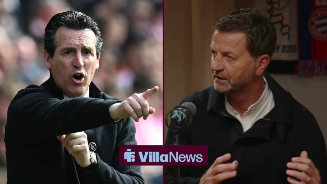 Tim Sherwood looking at Unai Emery