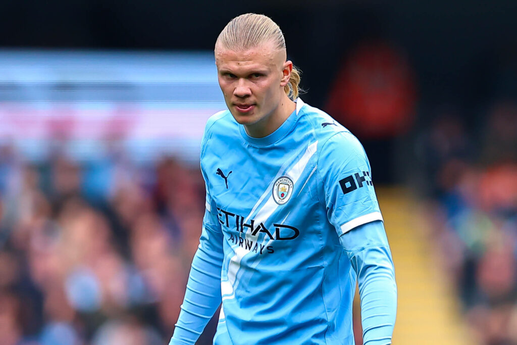 Manchester City striker Erling Haaland